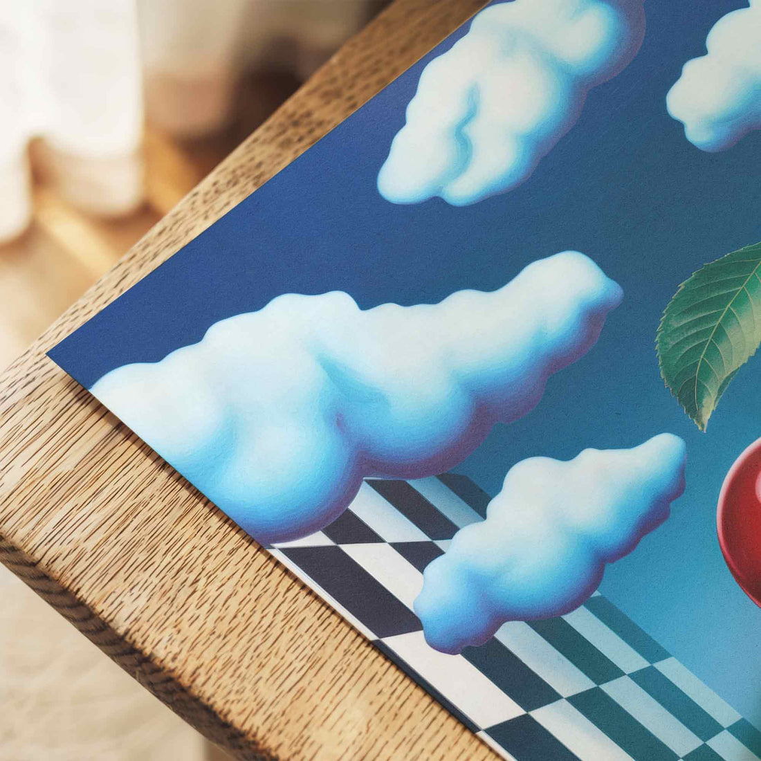 Cherry Mirage – Surreal Rave Collage Print, Abstract 90s Inspired Wall Art By Afterhours Gallery