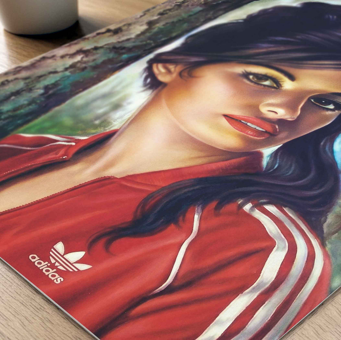 Lynch Tina framed Poster. Retro 70s kitsch aesthetic - perfect for mid-century and modern interiors.