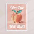 Toilet humour framed wall print by Afterhours Gallery
