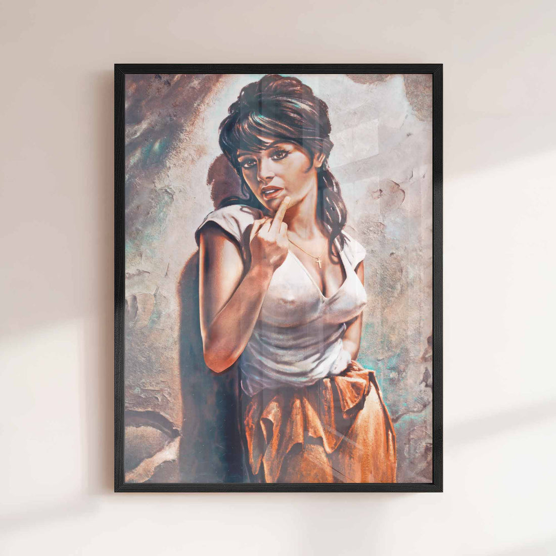 Vintage feminism poster – sassy Tanya art rework by JH Lynch
