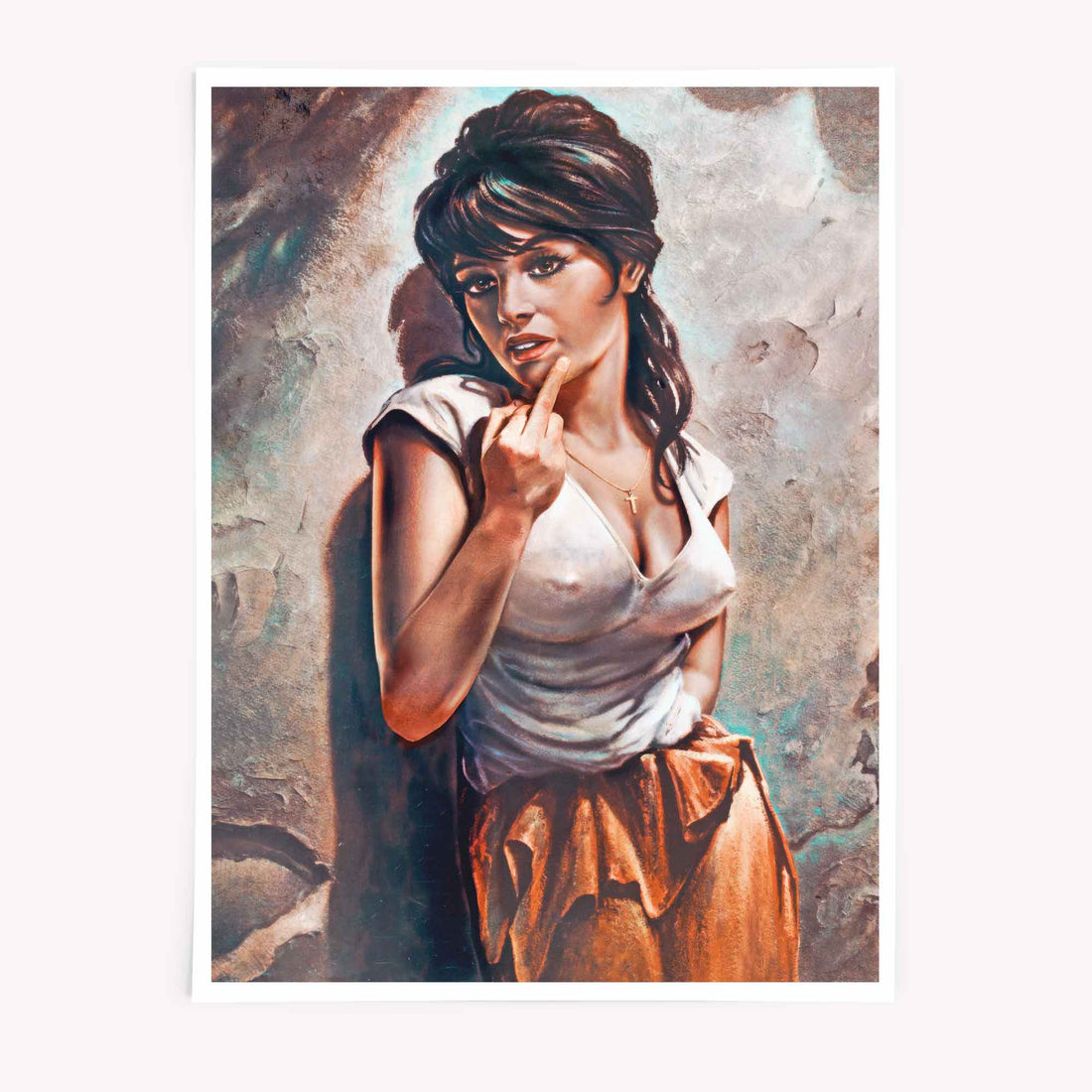 Vintage feminism poster – sassy Tanya art rework by JH Lynch
