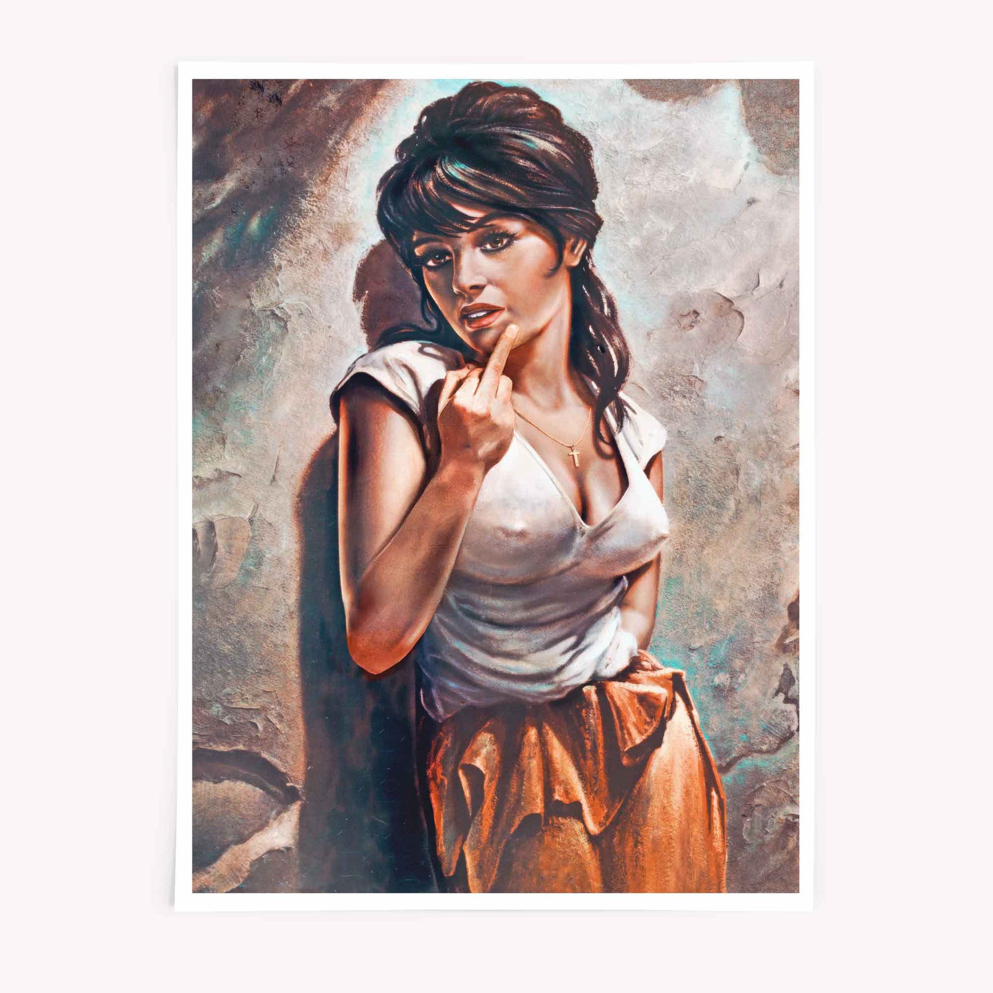 Vintage feminism poster – sassy Tanya art rework by JH Lynch
