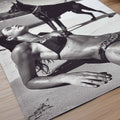 Close-up detail of The Guardian showing premium museum-quality photography print with warm monochrome editorial styling | After Hours Gallery