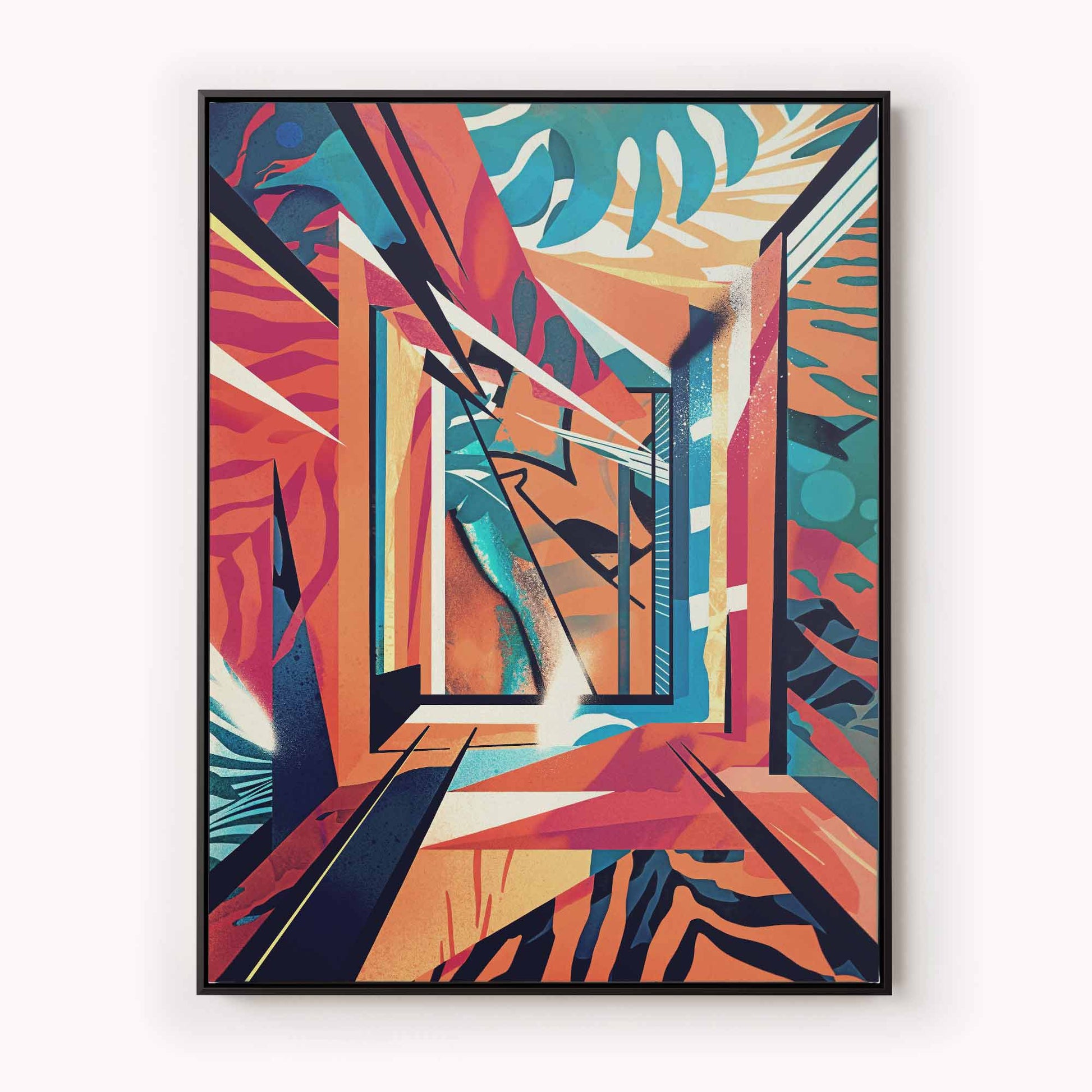 Bold Abstract Canvas Print by Afterhours Gallery