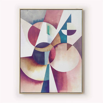 Tranquil Planes Abstract Canvas Print