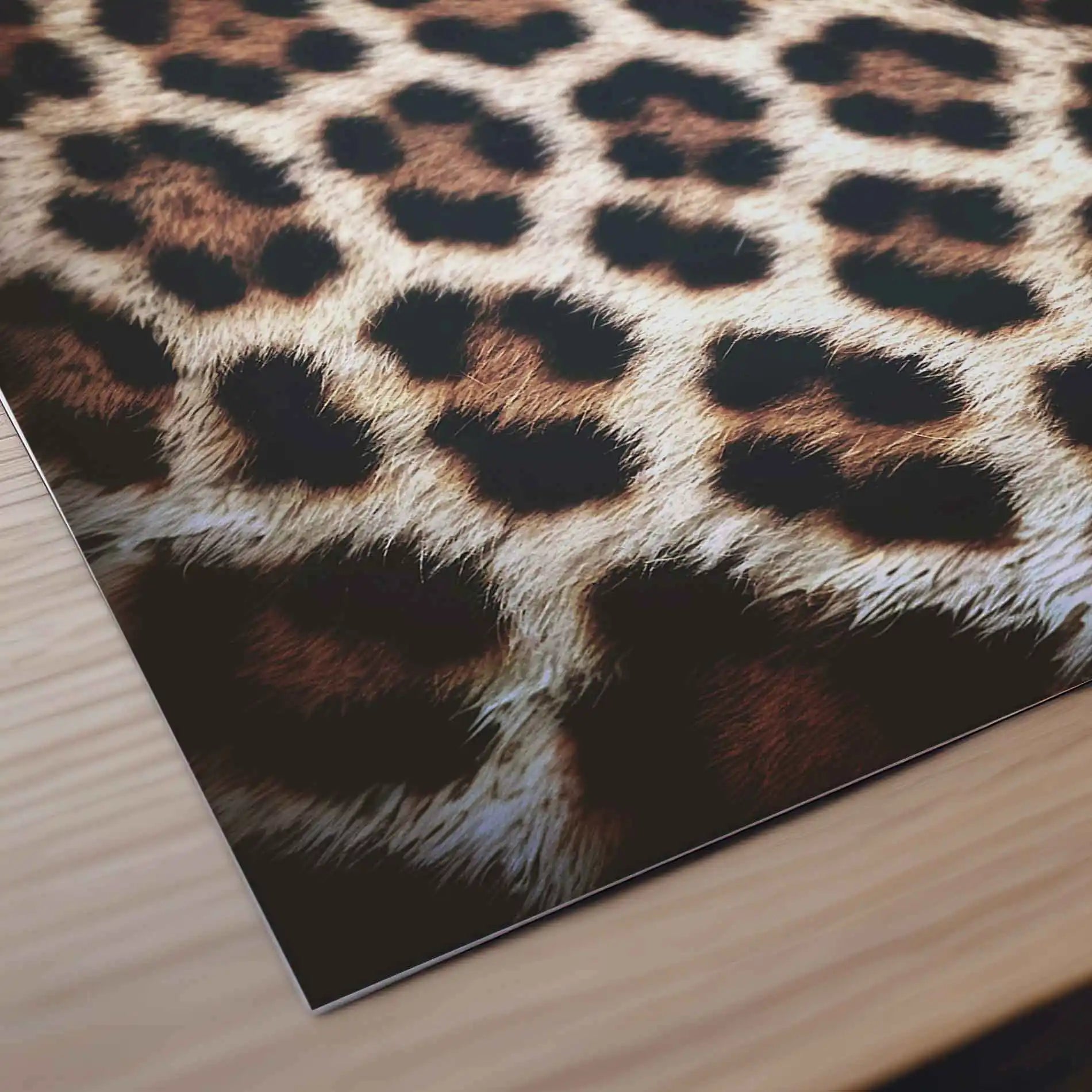 Close-up detail of Leopard showing realistic animal print textures and premium museum-quality print finish | After Hours Gallery