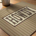 Howdy is a vintage-inspired western typography print designed to bring warm Americana character into modern interiors.