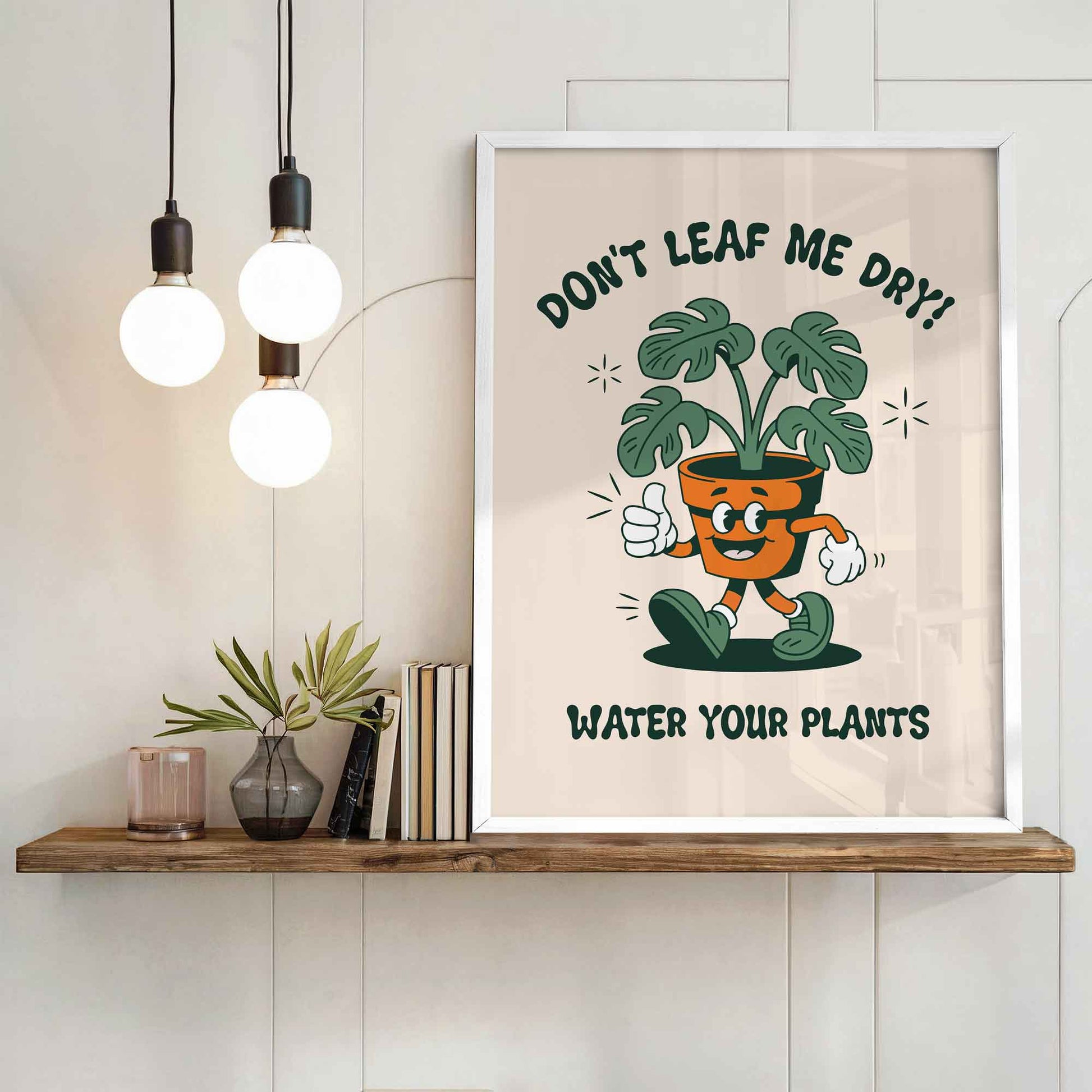 Water the plants poster - Afterhours Gallery