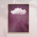 ROUGE RED CLOUD PRINT - Captivating Minimalist Cloud-Inspired Art