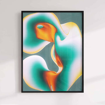 Thermal Flow -  Abstract Gradient Poster
