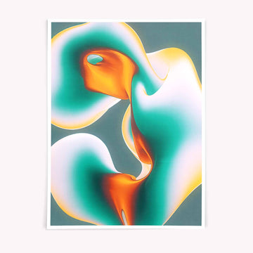 Thermal Flow -  Abstract Gradient Poster