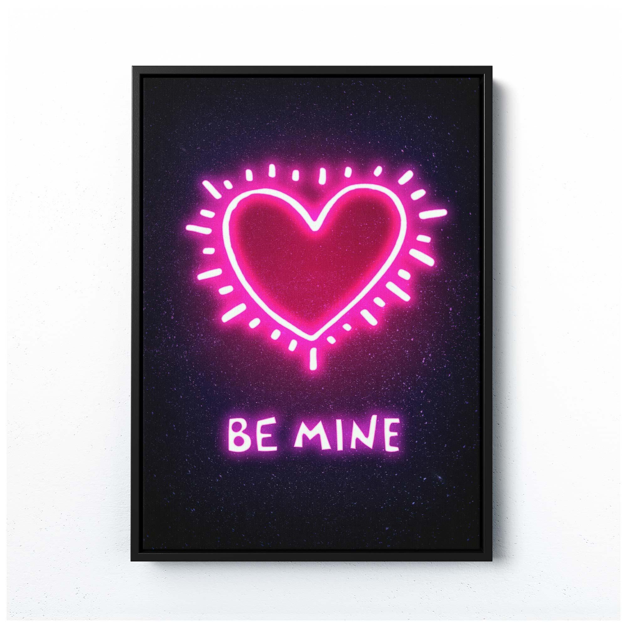 Keith Haring Heart poster