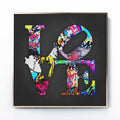Graffiti Love Print | Striking Pop Art Inspired by John Anthony