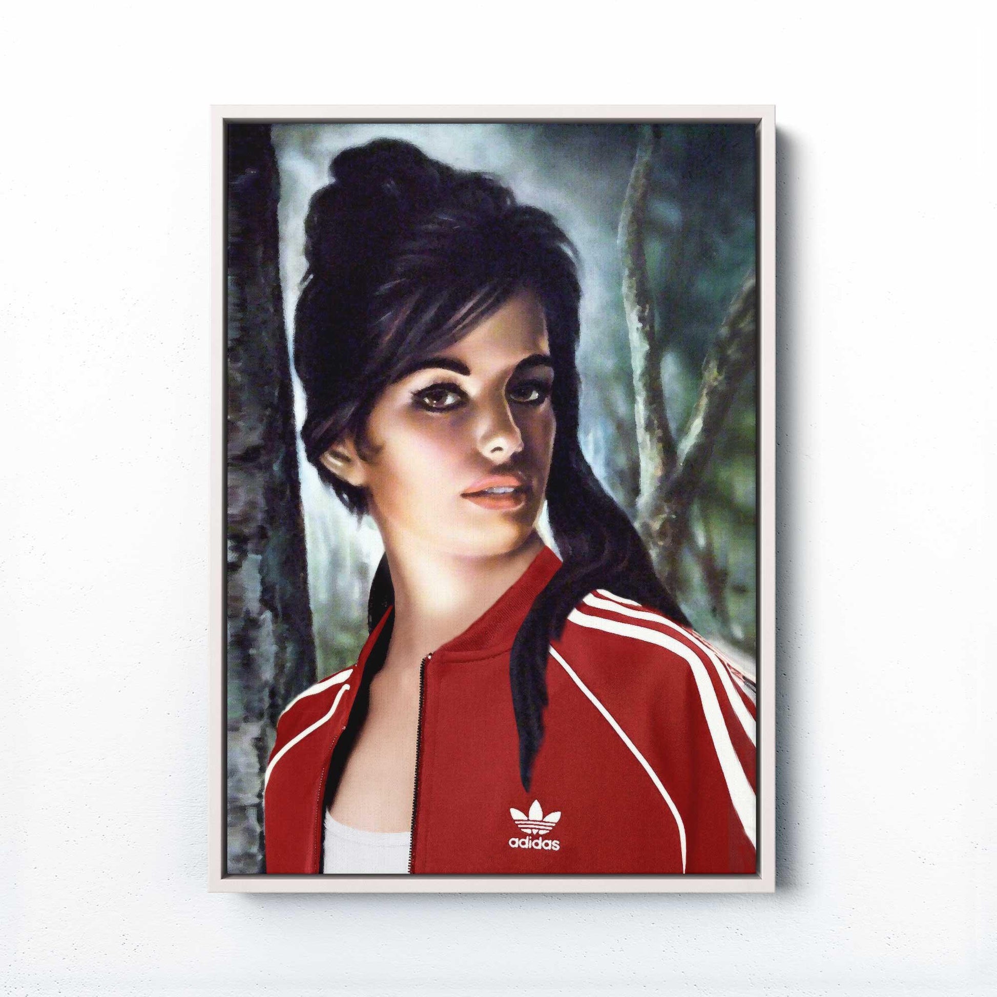 TINA IN 3 STRIPES PRINT - Vintage 70s J.H. Lynch Reimagined