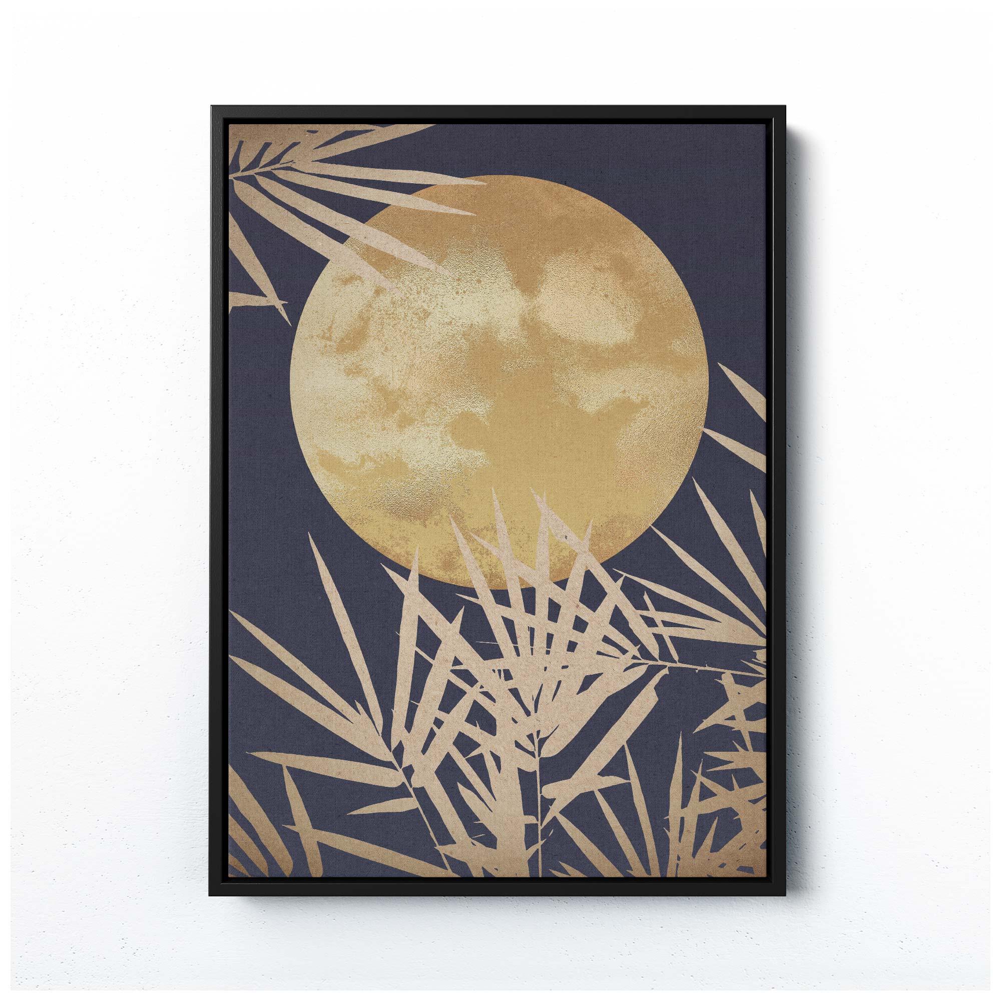 tropical moon wall art