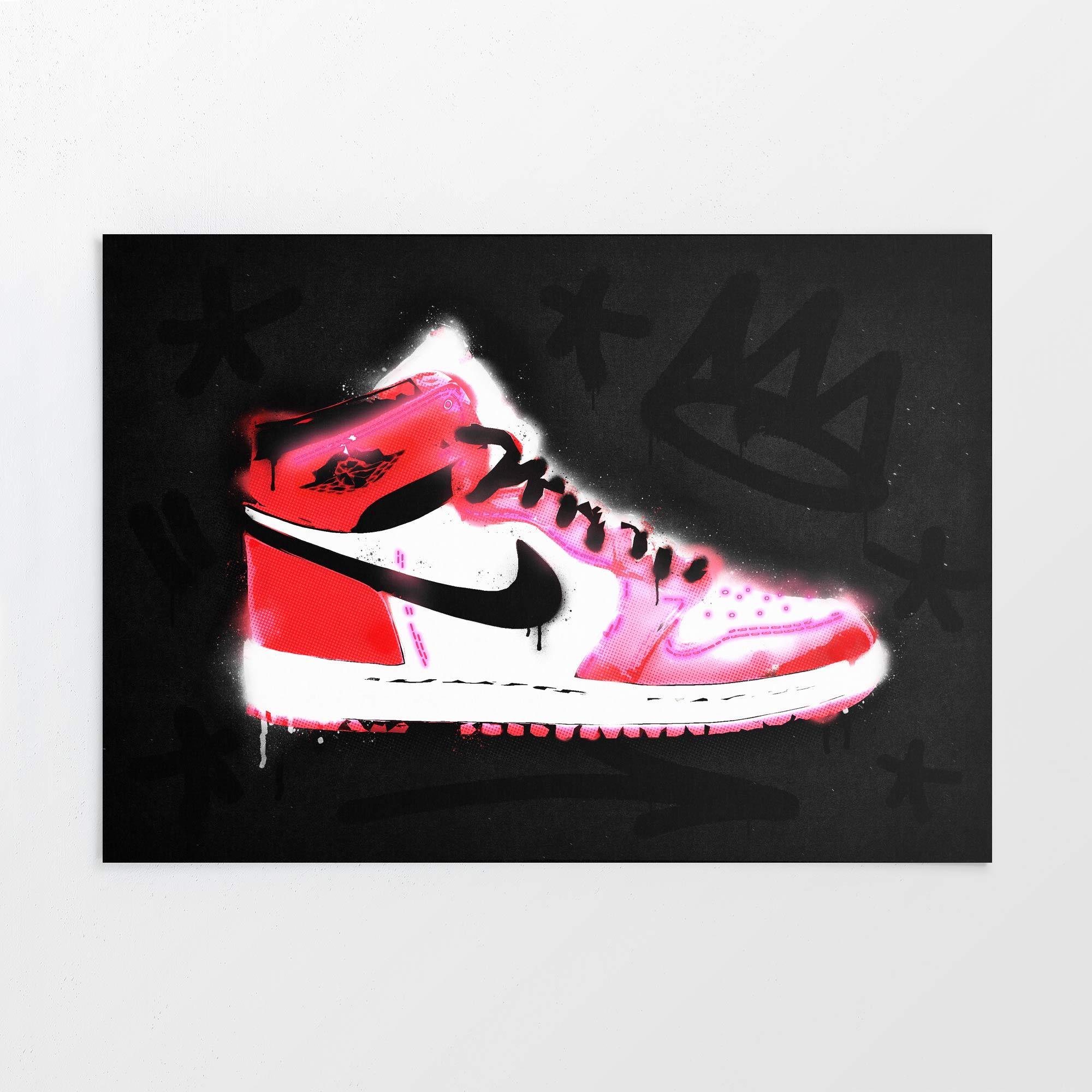 Nike Air Jordan 1 sneaker wall art