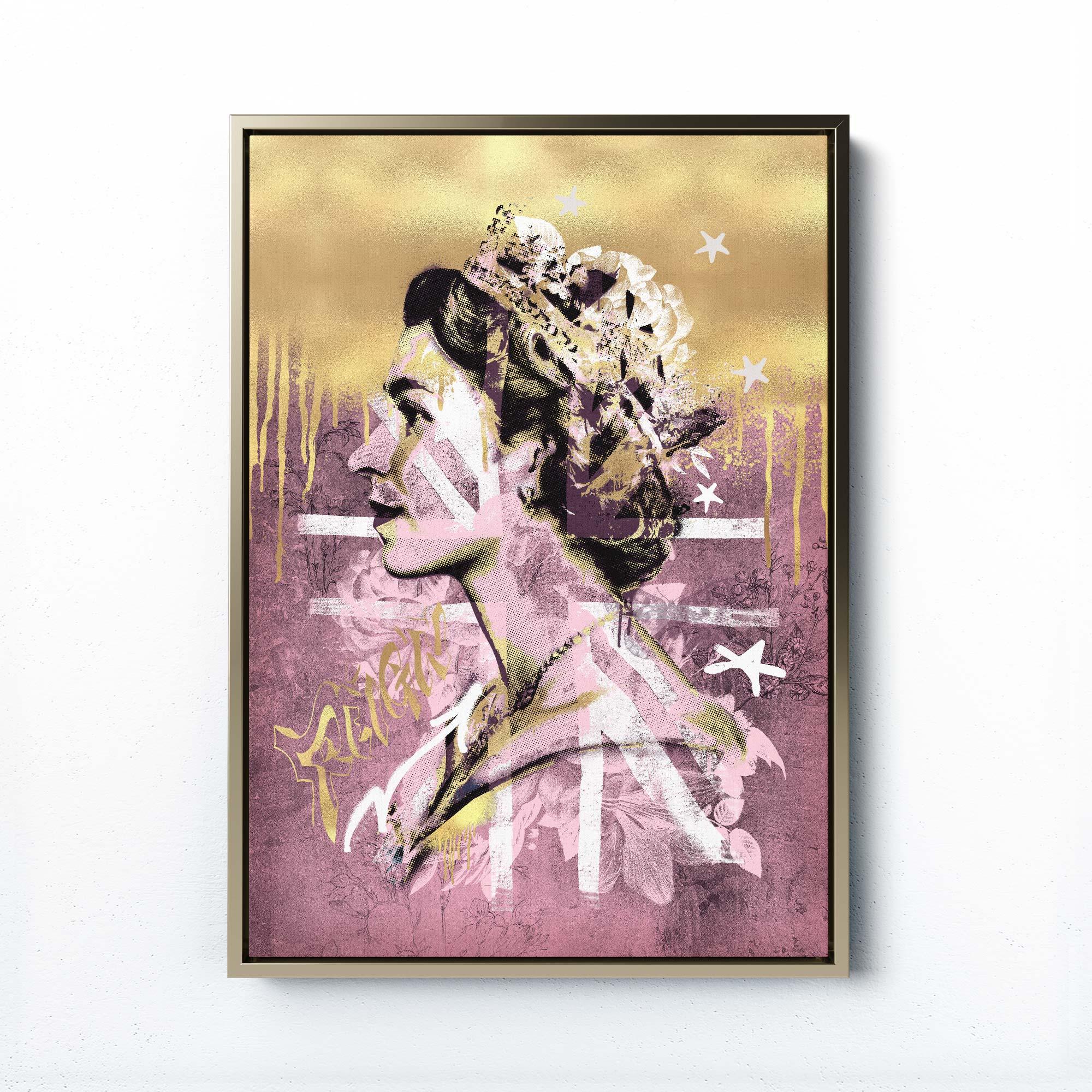 REIGN OVER ME ROUGE / GOLD PRINT - Afterhours Gallery 