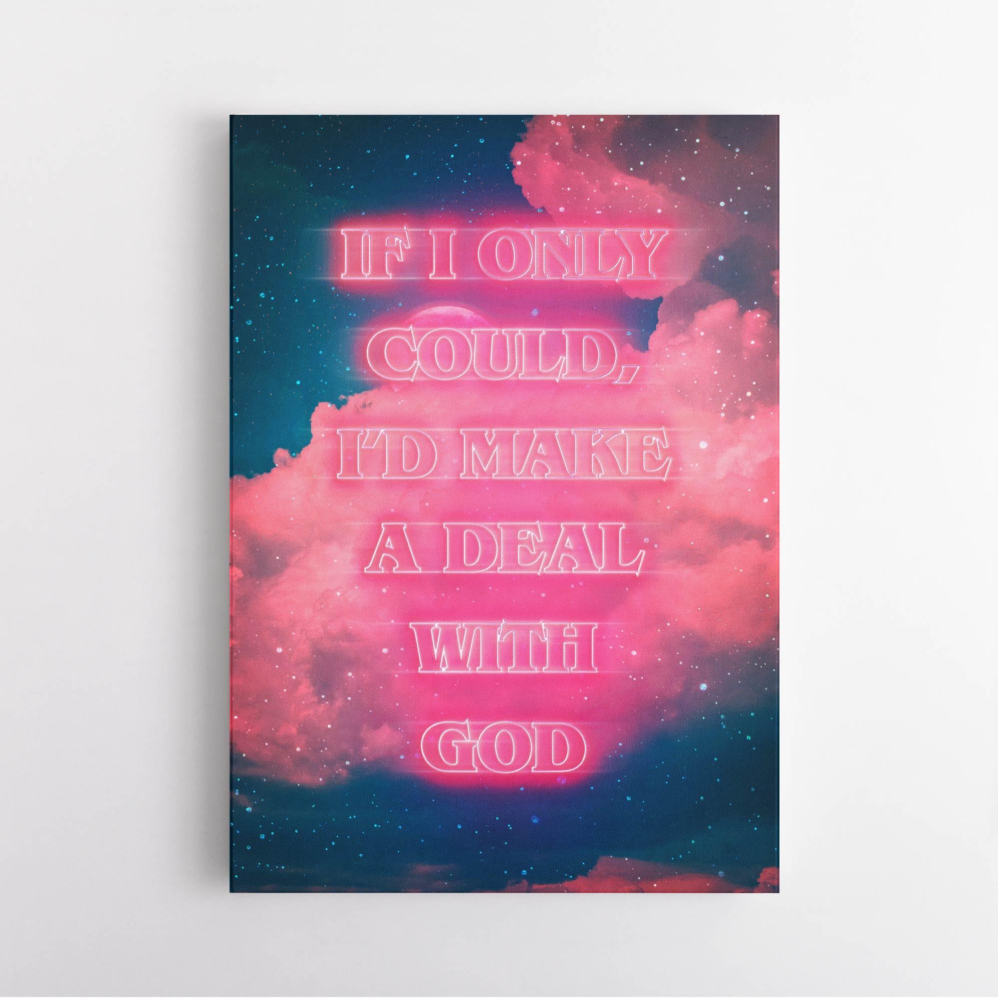 CLOUDY THINGS NEON PRINT - Afterhours Gallery 