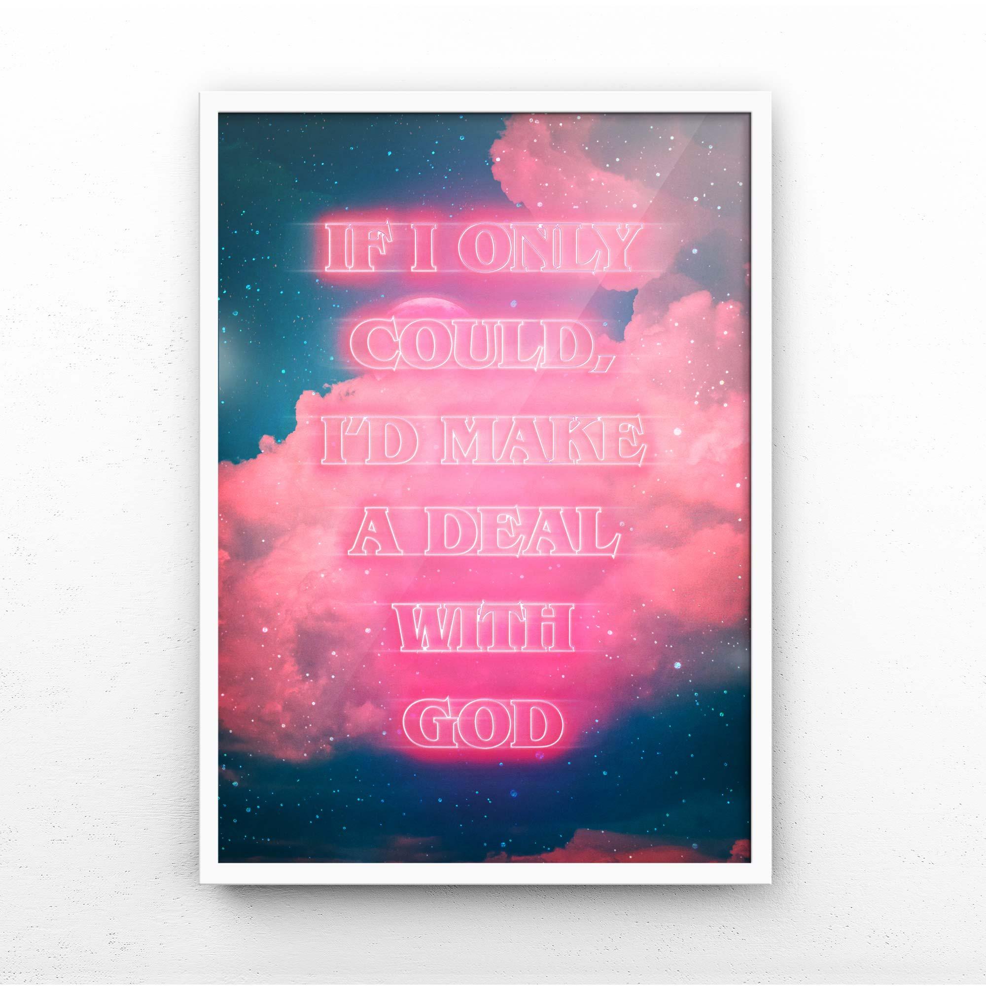 CLOUDY THINGS NEON PRINT - Afterhours Gallery 