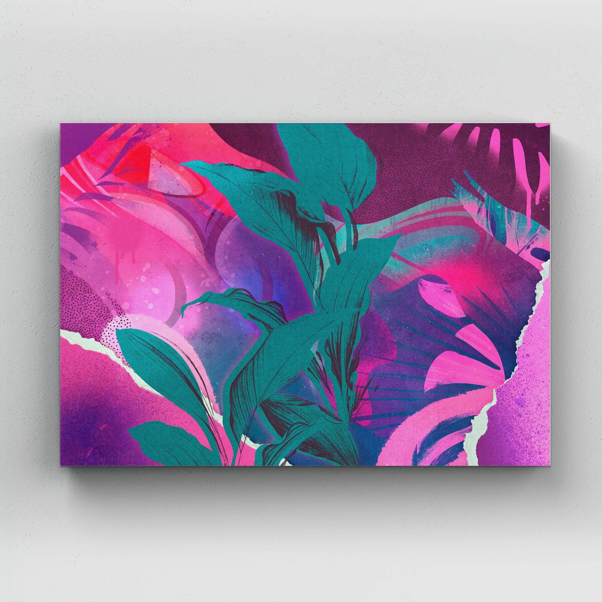 tropical plant painting
