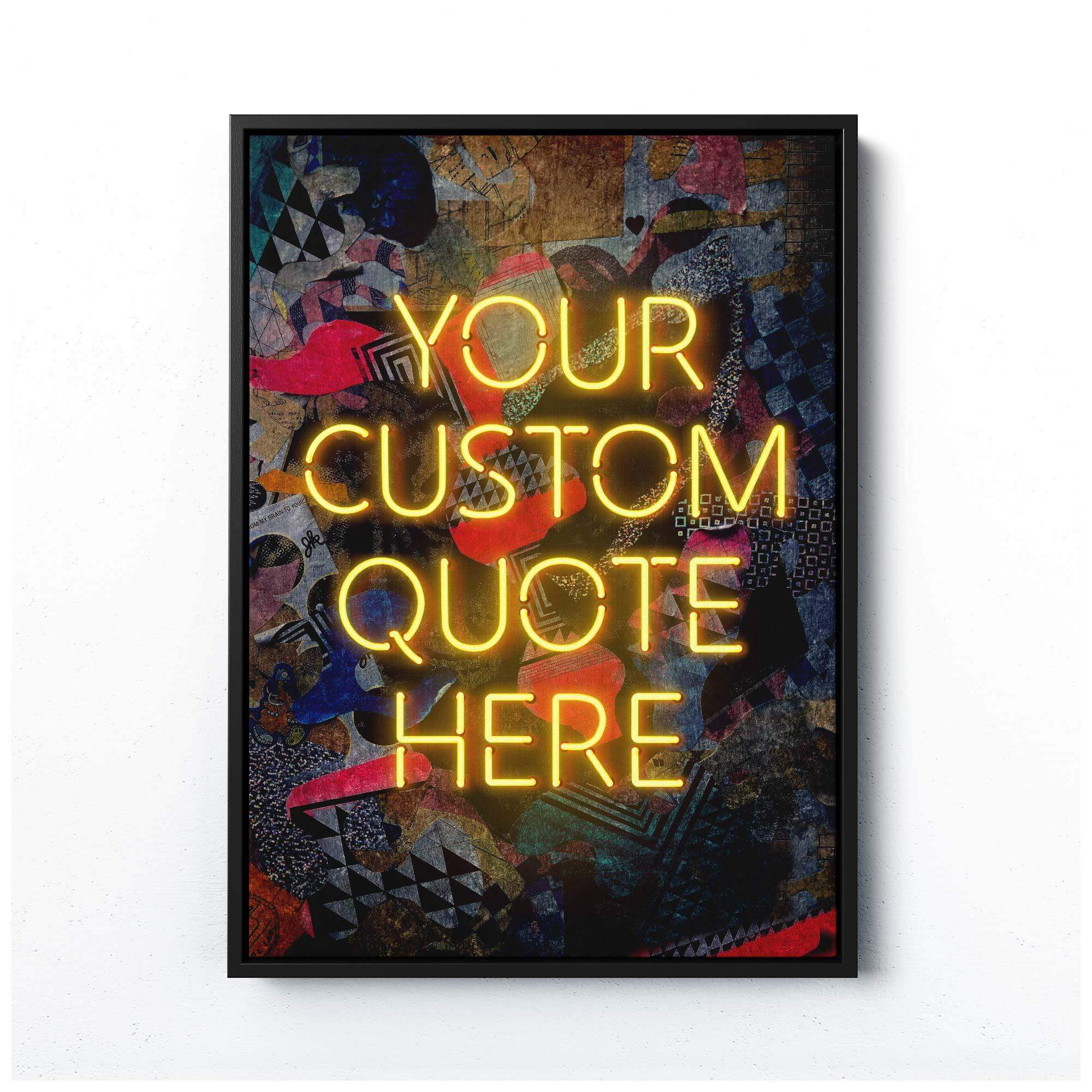 neon canvas prints