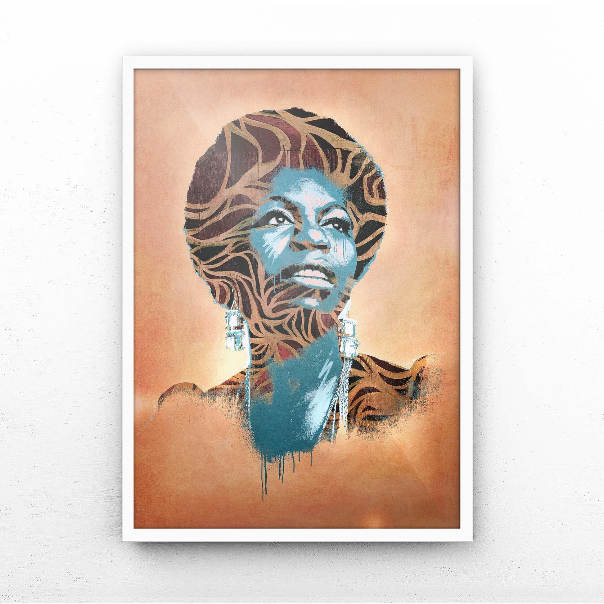 Rococo Graffiti Custom Quote Print | Vivid Portrait Art 