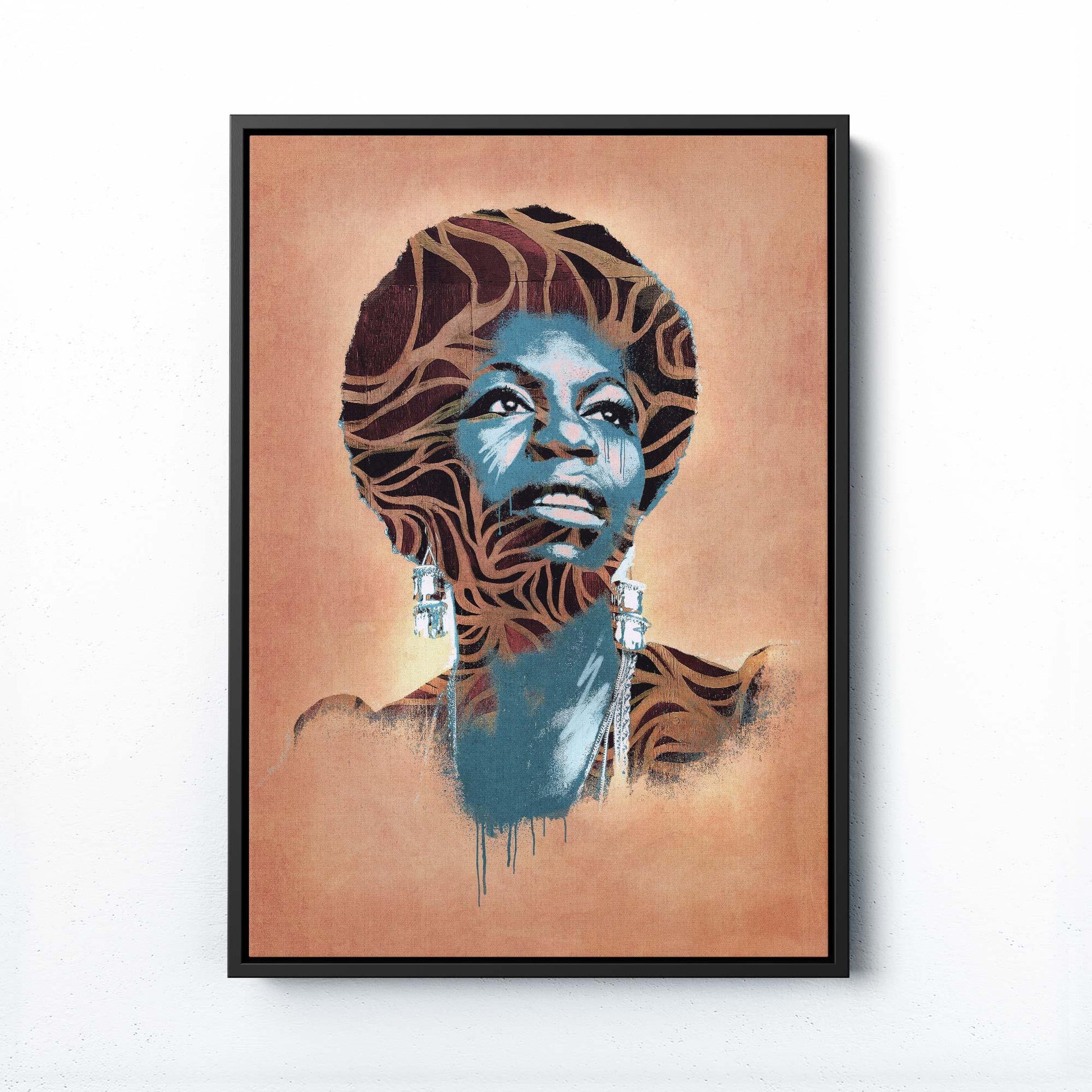 Rococo Graffiti Custom Quote Print | Vivid Portrait Art 