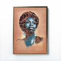 Rococo Graffiti Custom Quote Print | Vivid Portrait Art 