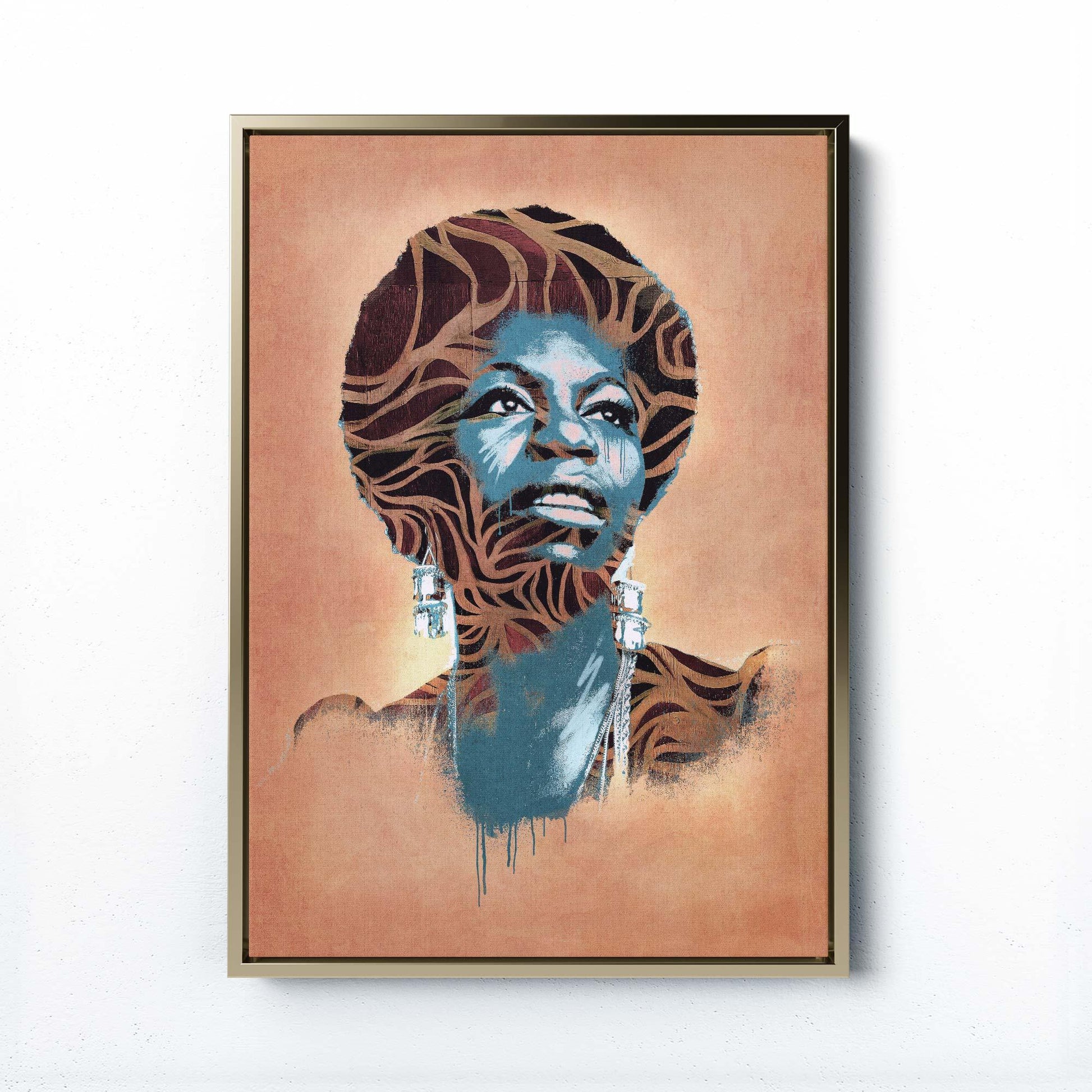 Rococo Graffiti Custom Quote Print | Vivid Portrait Art 