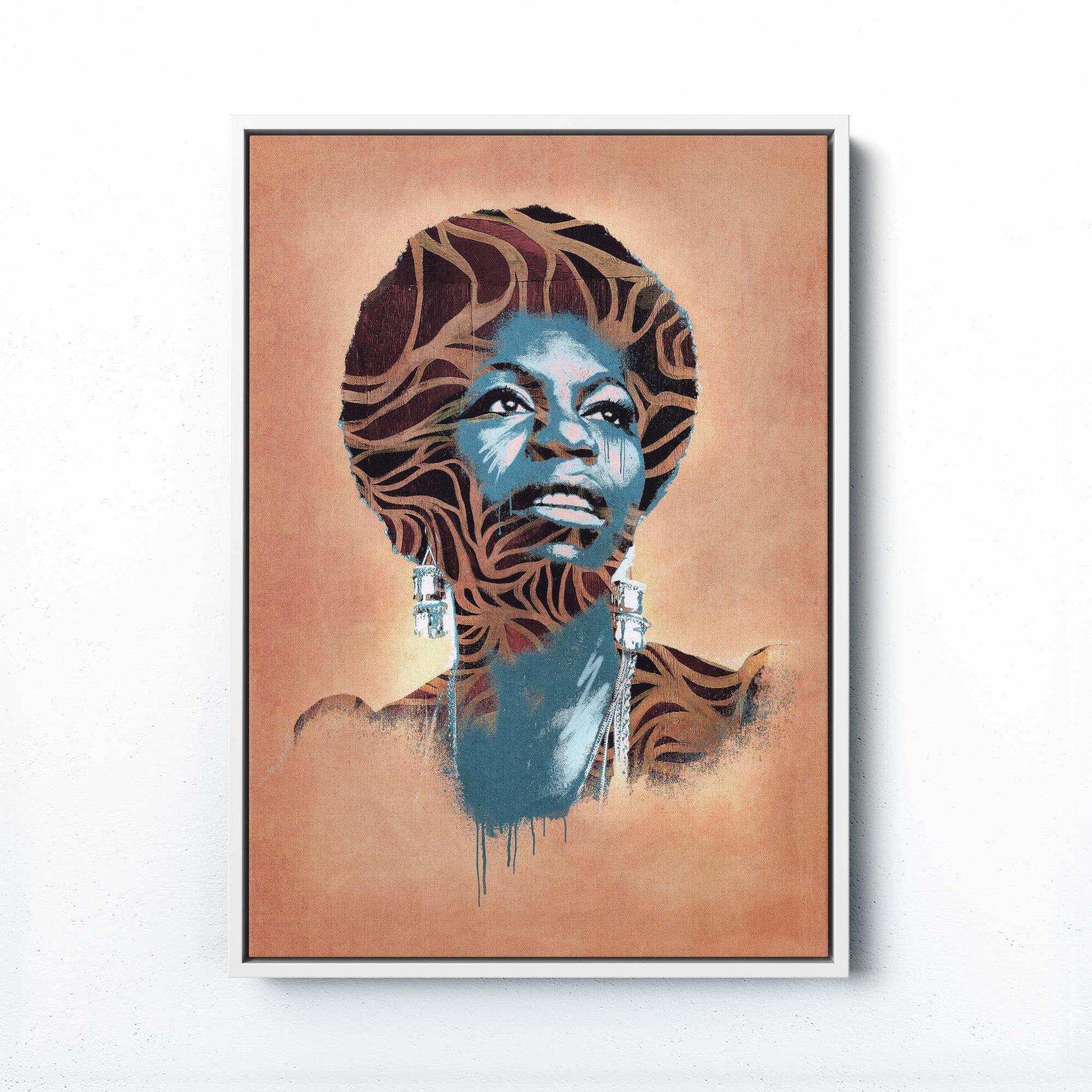 Rococo Graffiti Custom Quote Print | Vivid Portrait Art 