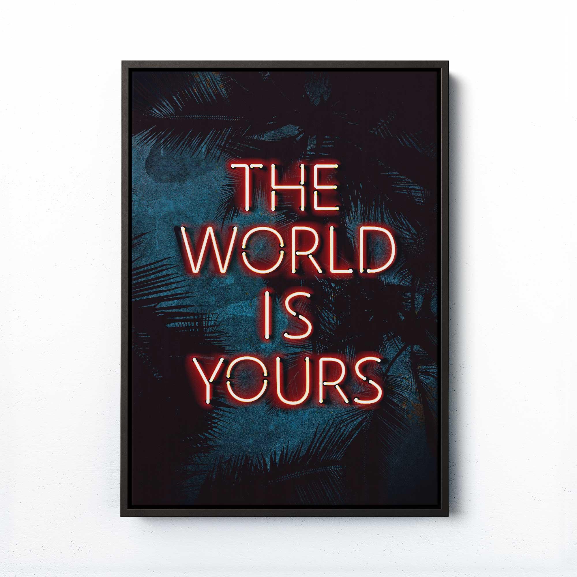 Scarface - The World Is Yours - Framed